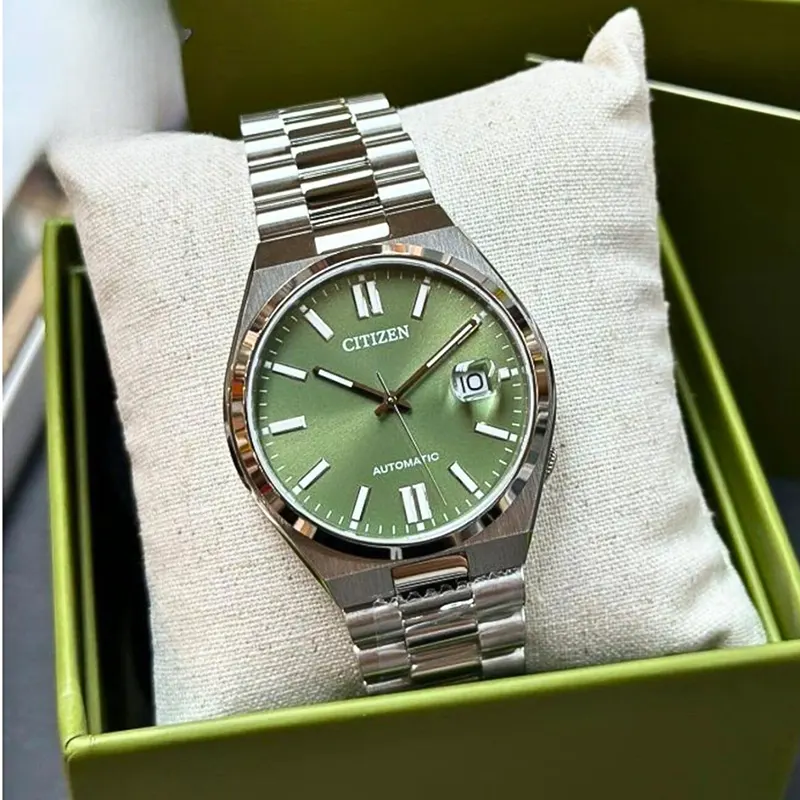 Citizen x Pantone Peaceful Green Dial Men's Watch- NJ0158-89Z